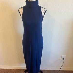 Banana Republic sleeveless knit midi dress S